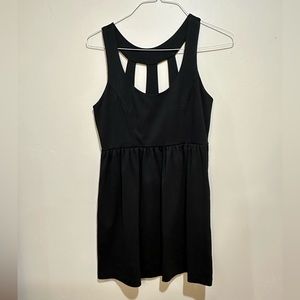 Silence + noise black strap dress